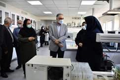 افتتاح آزمایشگاه آنالیز دستگاهی در سازمان زمین‌شناسی و اکتشافات معدنی کشور با حضور معاون وزیر صمت